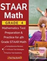 STAAR Math Grade 4: Mathematics Test Preparation & Practice for 4th Grade STAAR Math 162845461X Book Cover