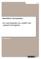 VOR- Und Nachteile Von Gmbh" Und Limited" Im Vergleich 3656625115 Book Cover