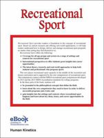 Recreational Sport: Program Design, Delivery, and Management 145042239X Book Cover