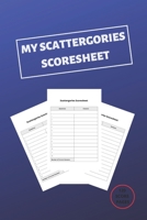 MY Scattergories Score sheet 1654742414 Book Cover