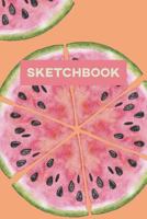 Sketchbook: Watermeleon Food Pattern Paint Cute Design 1794130012 Book Cover