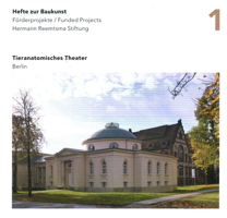 Tieranatomisches Theater, Berlin : F?rderprojekte Hermann Reemtsma Stiftung Band 1 3862068234 Book Cover