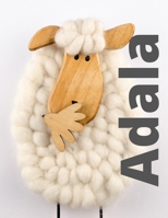 Adala: Checkered Notebook with Name for Girls and Women, XL 8.5x 11, 120 Pages, Paperback. 165463851X Book Cover