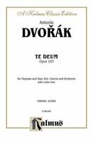 Te Deum, Op. 103 - Vocal score 0711992029 Book Cover