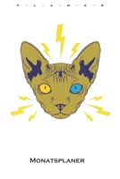 Sphynx-Katze Monatsplaner: Monatsübersicht (Termine, Ziele, Notizen, Wochenplan) für Katzen- und Tierfreunde (German Edition) 1659522048 Book Cover