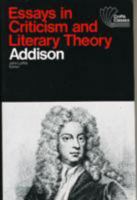 Essays in Criticism and Literary Theory (Crofts Classics Ser.) 0882951068 Book Cover