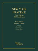 New York Practice, 6th, Student Edition, 2019 Supplement 1642429627 Book Cover
