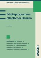 Forderprogramme Offentlicher Banken 3409139877 Book Cover