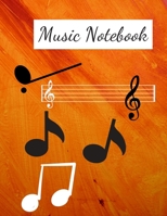 Music Notebook : Music-5-Steves-Space-to-think, Music Notebook (110 Pages, Bleed, 5-lined, 8. 5 X 11) 1676639268 Book Cover