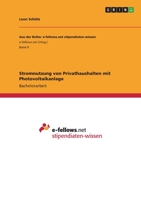 Stromnutzung von Privathaushalten mit Photovoltaikanlage 3346758699 Book Cover