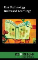Has Technology Increased Learning? (At Issue Series) 0737741031 Book Cover