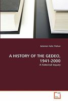 A History of the Gedeo, 1941-2000 3639298497 Book Cover