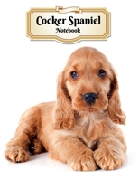 Cocker Spaniel Notebook: Puppy - Composition Book 150 pages 8.5 x 11 in. - 5x5mm Graph Paper - Writing Notebook - Grid Paper - Soft Cover - Drawing 1695812875 Book Cover