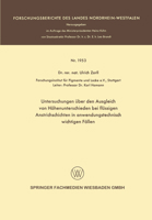 Untersuchungen über den Ausgleich von Höhenunterschieden bei flüssigen Anstrichschichten in anwendungstechnisch wichtigen Fällen 3663065251 Book Cover