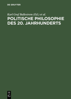 Politische Philosophie Des 20. Jahrhunderts (German Edition) 3486551418 Book Cover
