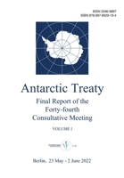 Final Report of the Forty-fourth Antarctic Treaty Consultative Meeting. Volume I 9878929191 Book Cover