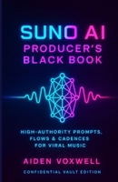 SUNO AI PRODUCER'S BLACK BOOK: High-Authority Prompts, Flows & Cadences for Viral Music B0G26LKGCQ Book Cover
