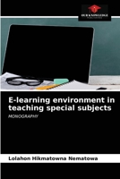 E-learning environment in teaching special subjects 6203139599 Book Cover