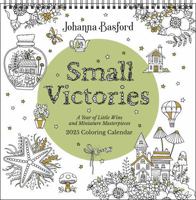 Johanna Basford 2025 Coloring Wall Calendar: Small Victories: A Year of Little Wins and Miniature Masterpieces 1524889563 Book Cover