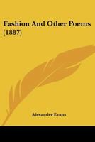 Fashion And Other Poems 1120194776 Book Cover