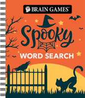 Brain Games - Spooky Word Search - Halloween Puzzles B0H5359WRV Book Cover