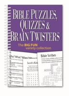 Bible Puzzles, Quizzes & Brain Twisters: The Big Fun Variety Collection 0989580237 Book Cover