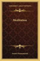 Meditation 1425347819 Book Cover