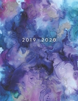 2019 - 2020: Weekly Planner Starting October 2019 - September 2020 | Week To View With Hourly Schedule | 8.5 x 11 Dated Agenda | Appointment Calendar | Organizer Book | Watercolor 1692834339 Book Cover