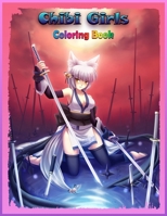 CHIBI GIRLS Coloring Book: CHIBI MANGA Girls coloring book For Girls B08R8698SY Book Cover
