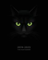 2019-2023 Five Year Planner: Black Cat Lover’s Monthly Calendar Planner, 5 Year Calendar and Schedule Organizer 1798057999 Book Cover