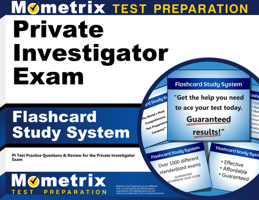 Private Investigator Exam Flashcard Study System: PI Test Practice Questions & Review for the Private Investigator Exam (Cards) 1610727770 Book Cover