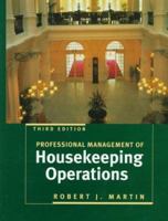 Professional Management of Housekeeping Operations 0471547794 Book Cover