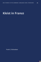 Kleist in France B000SI886C Book Cover