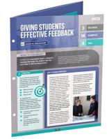 Giving Students Effective Feedback (Quick Reference Guide) 1416623280 Book Cover