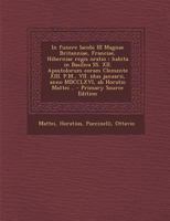 In funere Iacobi III Magnae Britanniae, Franciae, Hiberniae regis oratio: habita in Basilica SS. XII. Apostolorum eoram Clemente XIII. P.M., VII. idus ... ab Horatio Mattei .. 1294035665 Book Cover