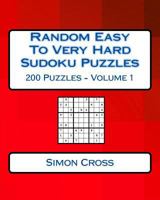Random Easy To Very Hard Sudoku Puzzles 1541293274 Book Cover