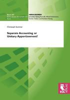 Separate Accounting or Unitary Apportionment? 3844100148 Book Cover