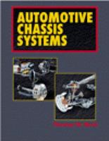 Automotive Chassis Systems 0766800016 Book Cover