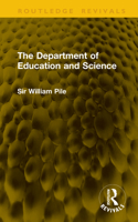 The Department of Education and Science 1041218389 Book Cover