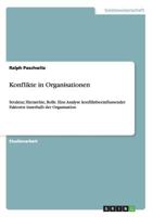 Konflikte in Organisationen 3656701113 Book Cover