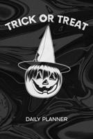 Daily Planner Weekly Calendar: Kids Organizer Undated - Blank 52 Weeks Monday to Sunday -120 Pages- Halloween Prank Notebook Journal Trick Or Treat - Jack o Pumpkin To-Do List for Witch & Ghost Kids 1674861265 Book Cover