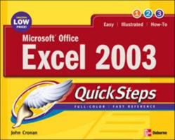 Microsoft Office Excel 2003 QuickSteps (Quicksteps) 0072232285 Book Cover