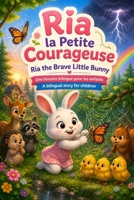 Ria la Petite Courageuse | Ria the Brave Little Bunny: Une histoire bilingue pour les enfants | A bilingual story for children | Easy french to english translations B0H1WRL64N Book Cover