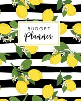 Budget Planner: 2020 Weekly and Monthly Budgeting Book, Journal, Organizer for Expenses, Money and Bills Tracker, Undated, Lemon Stripes 1695700279 Book Cover