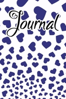 Journal: Journal for women to write in Purple Falling Hearts 1657921891 Book Cover