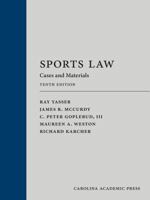 Sports Law: Cases and Materials 0820570370 Book Cover