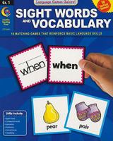 Sight Words & Vocabulary Gr. 1, Language Games Galore 1606899236 Book Cover