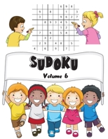SUDOKU: Volume 6 | 150 Sudoku Pour Enfants Avec Solutions | Facile | 1 Grilles Par Page| Grand Format, 8,5"x11". (Mes Sudoku Favoris Pour Enfants) (French Edition) B088431Q9W Book Cover