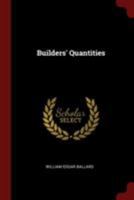 Builders' Quantities 1021544493 Book Cover