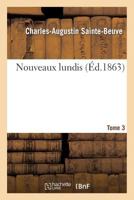 Nouveaux Lundis. Tome 3 2011883512 Book Cover